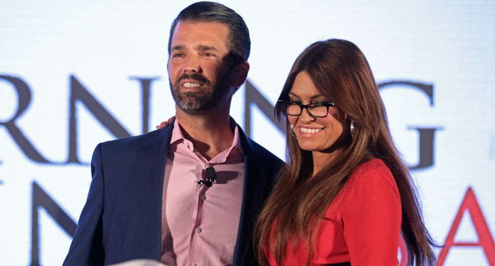 Donald Trump Jr. and Kimberly Guilfoyle endorsed 'we build the wall' – a $25 million scam that led to Bannon's arrest