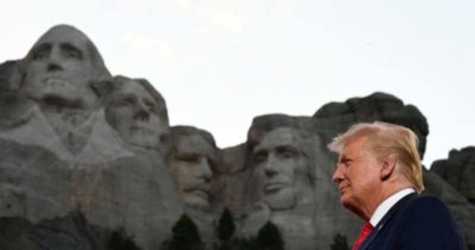 'We will not be silenced': Trump accuses racial justice protesters of trying to wipe out 'our' history at Mount Rushmore