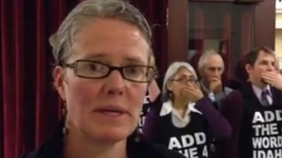 Idaho's Senate changes its rules to kick out a former lawmaker leading LGBT rally