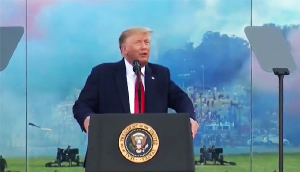 Trump's Mount Rushmore speech is remarkably similar to monologues from Fox host Tucker Carlson