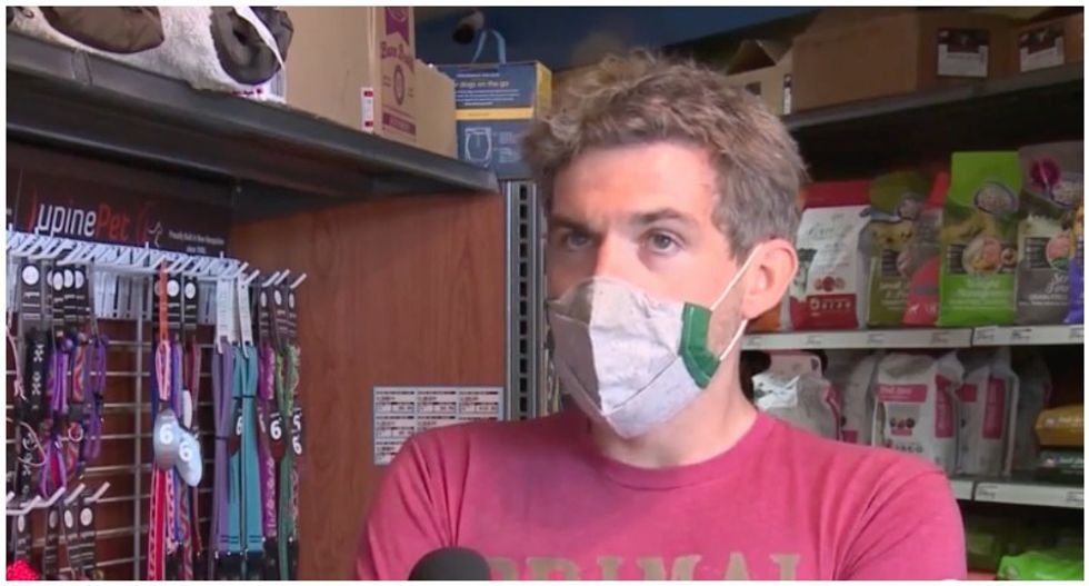 Customer threatens store employee with handgun after being asked to wear a mask