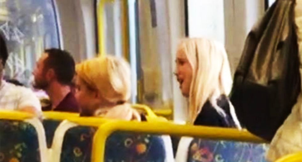 'Motherf*cking curry muncher': Watch two white women unleash vile racist rant at Filipina during train ride