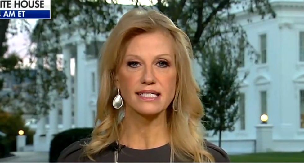 Panicky Kellyanne Conway was forced to explain to Trump why his Twitter attack on Dem lawmakers was racist: report