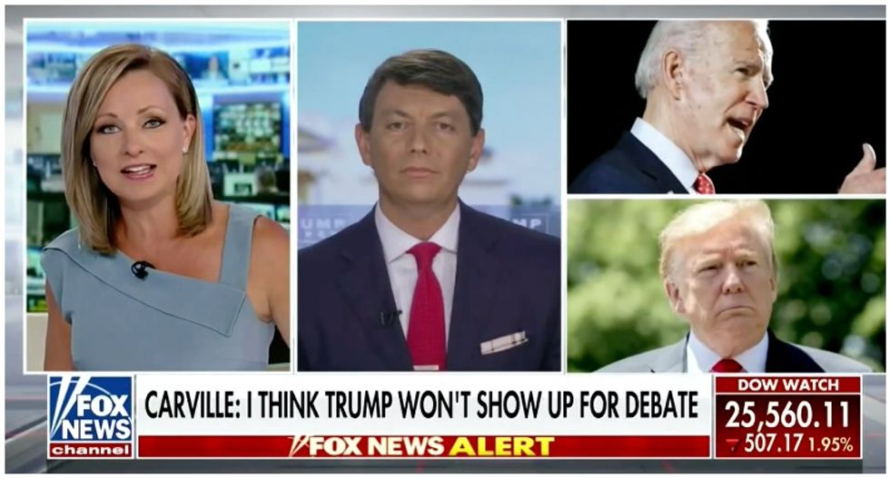 Fox News host shuts down Trump spokesman's attempt to paint Biden as a child molester