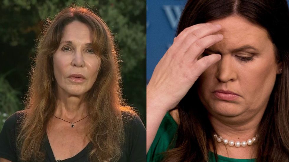 Watch Ronald Reagan's daughter Patti Davis flatten Sarah Sanders: 'I don't know what movie she's been watching'