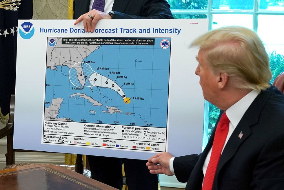 These 7 details from the damning Sharpiegate report show it was a dark omen of Trump's destructive potential