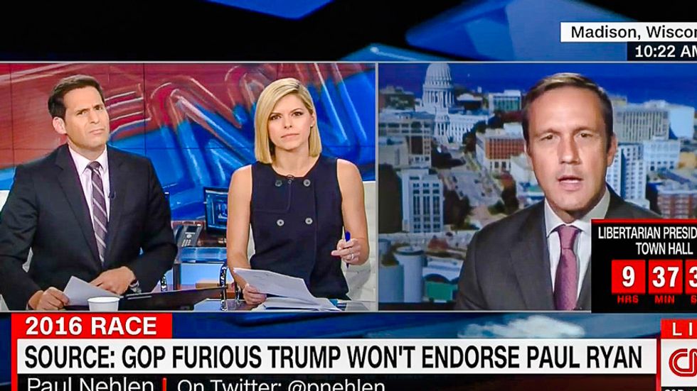Trump-praised Paul Ryan opponent proves in wild CNN interview he's just as unhinged as The Donald