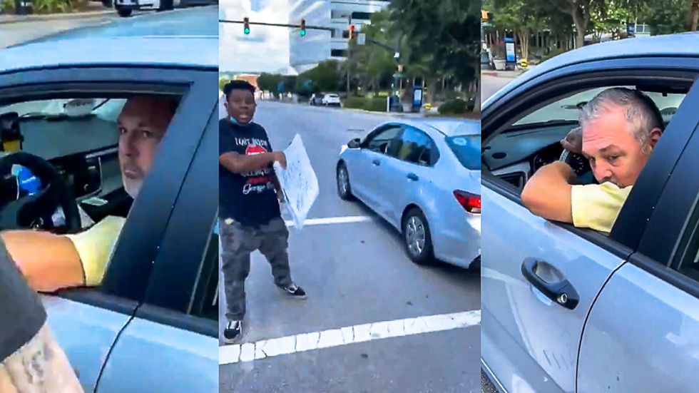 Suspected Uber driver arrested for allegedly pointing gun at anti-Confederate protesters
