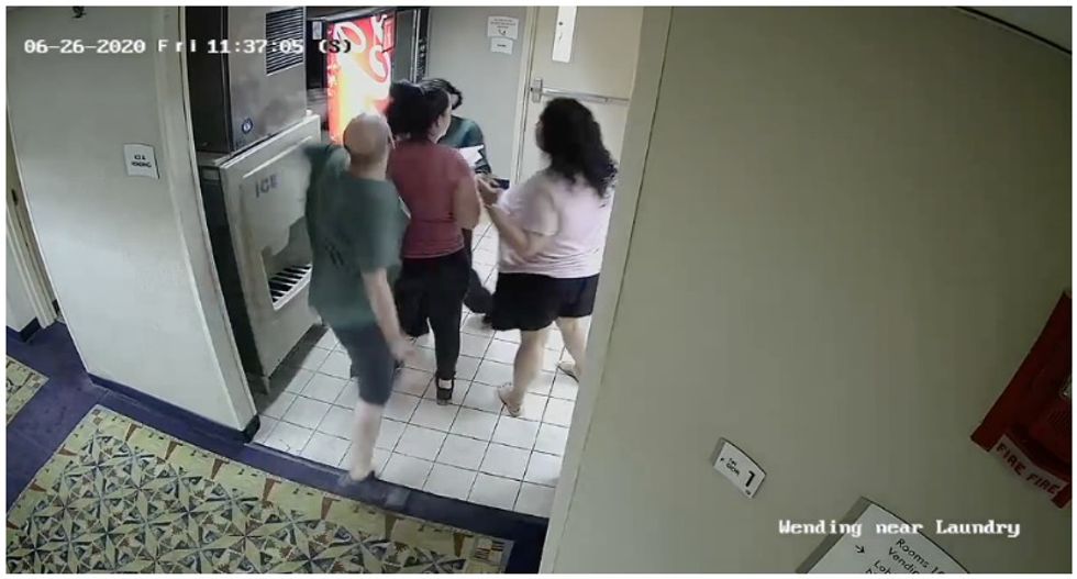 Couple arrested after being caught on video brutally attacking female Black hotel employee