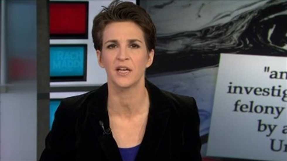 Rachel Maddow: Federal probe of NC toxic polluter could be bad news for Gov. McCrory