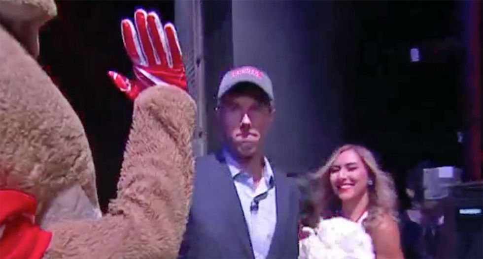 WATCH: Houston greets Beto O’Rourke like a rock star after Ted Cruz chickened out on MSNBC’s Texas town hall