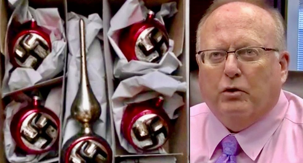 Nazi Christmas ornaments and KKK robes sold openly at Kentucky gun show