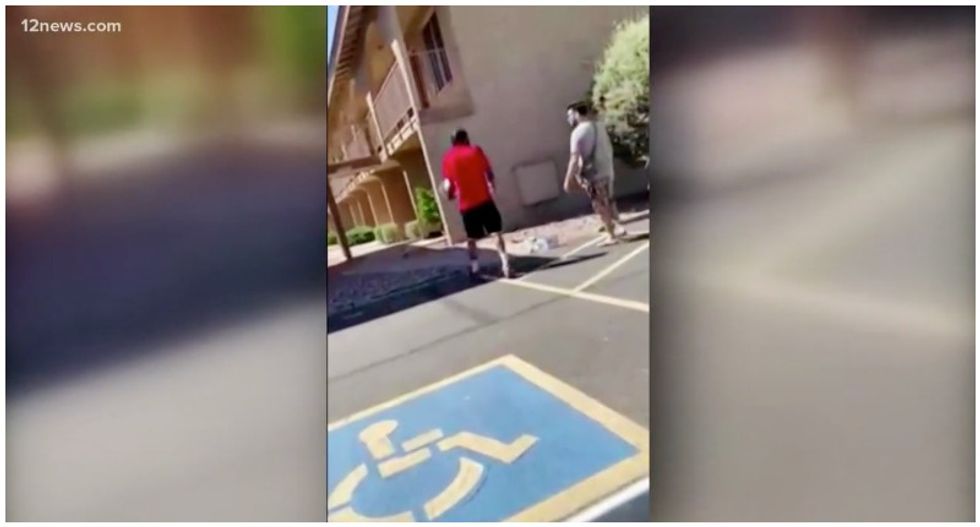 WATCH: Man holds black DoorDash driver at gunpoint for delivering food to an Arizona apartment complex