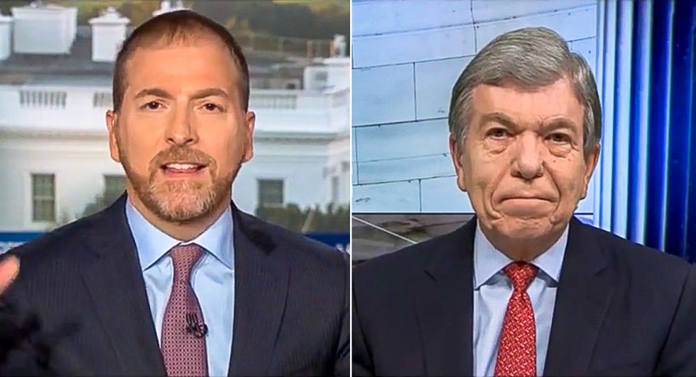 Chuck Todd shreds GOP senator for making rules 'out of thin air': 'The party looks like a bunch of hypocrites'