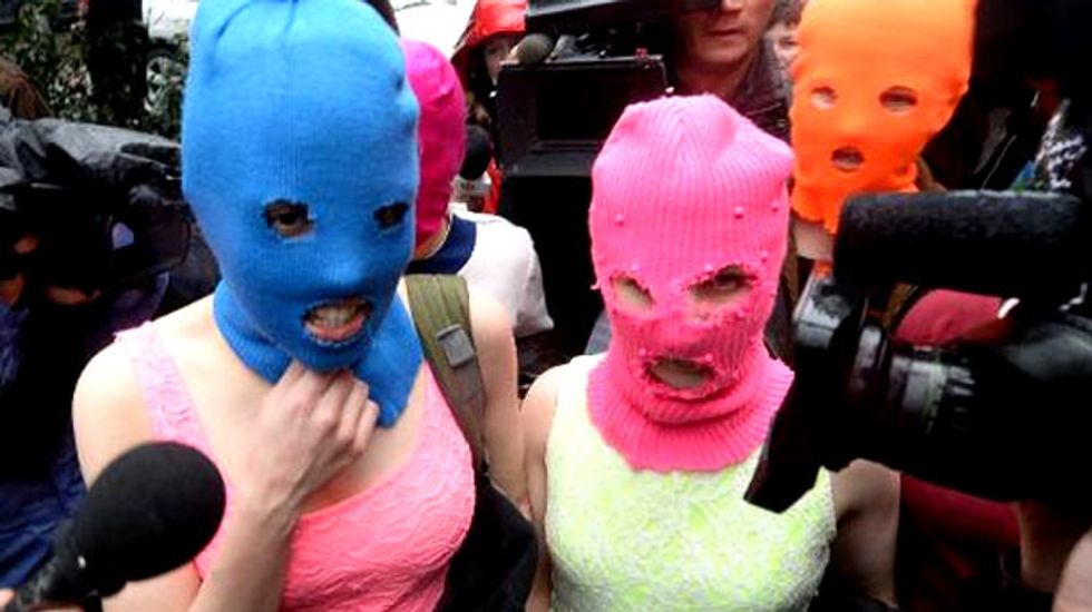 Pussy Riot singer: Voting for Trump is a 'short way from joke to sad reality' if you want a 'crazy president'