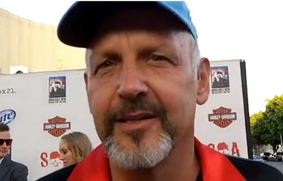 'Justified' actor Nick Searcy asked us not to call him a 'Teabagger,' 'Ultra-Con,' or 'Bigot' in this headline
