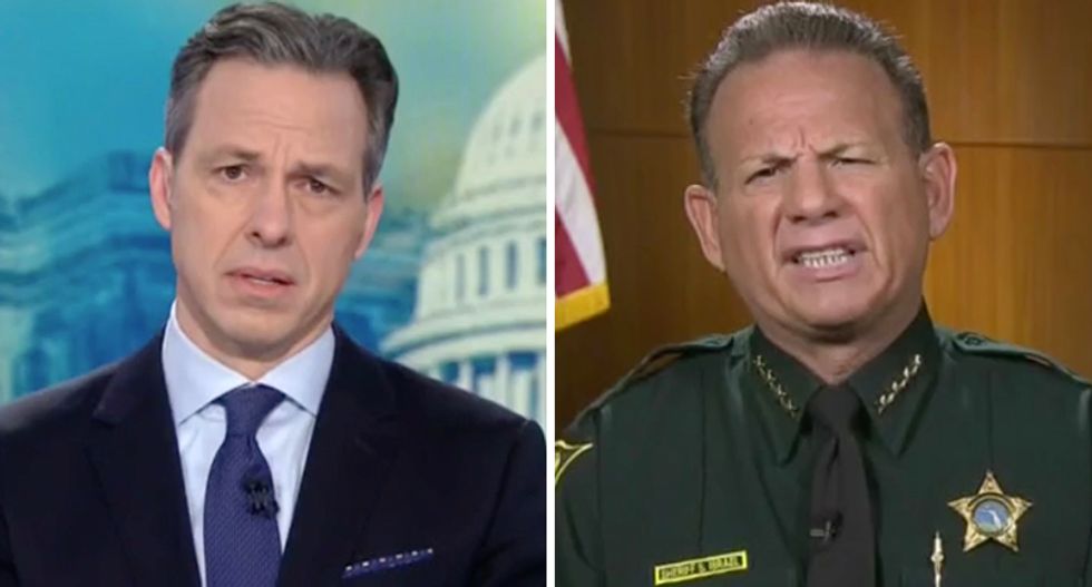 CNN's Tapper stunned as Broward County sheriff touts his 'amazing leadership' when confronted with department failures