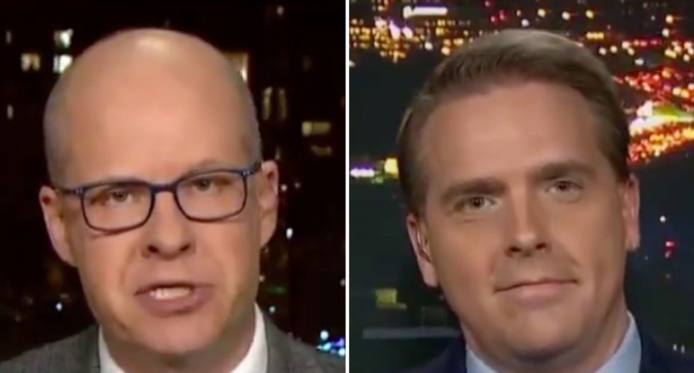 Watch Conservative Max Boot brutally berate former Bush aide for defending Trump: 'The stench will never come off'