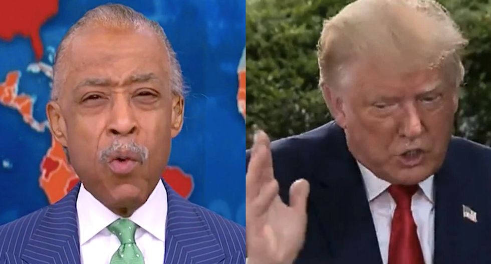 Rev. Al Sharpton takes down Trump for belittling renaming military bases during Fox News interview