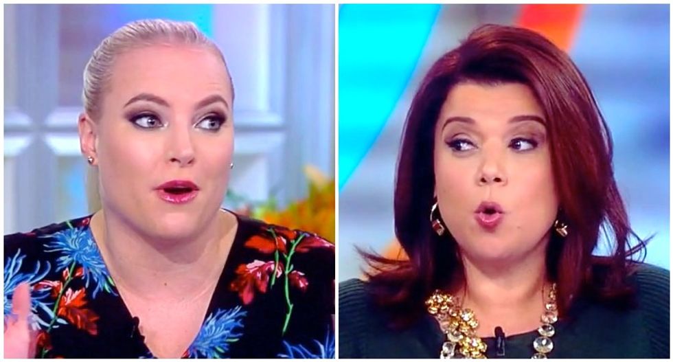 The View's Meghan McCain throws a tantrum after Ana Navarro smacks her down over Oprah