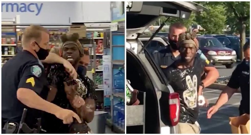 Black man violently arrested in Walmart after 'test riding a bike' he purchased and telling strangers 'he hopes they have a great day'