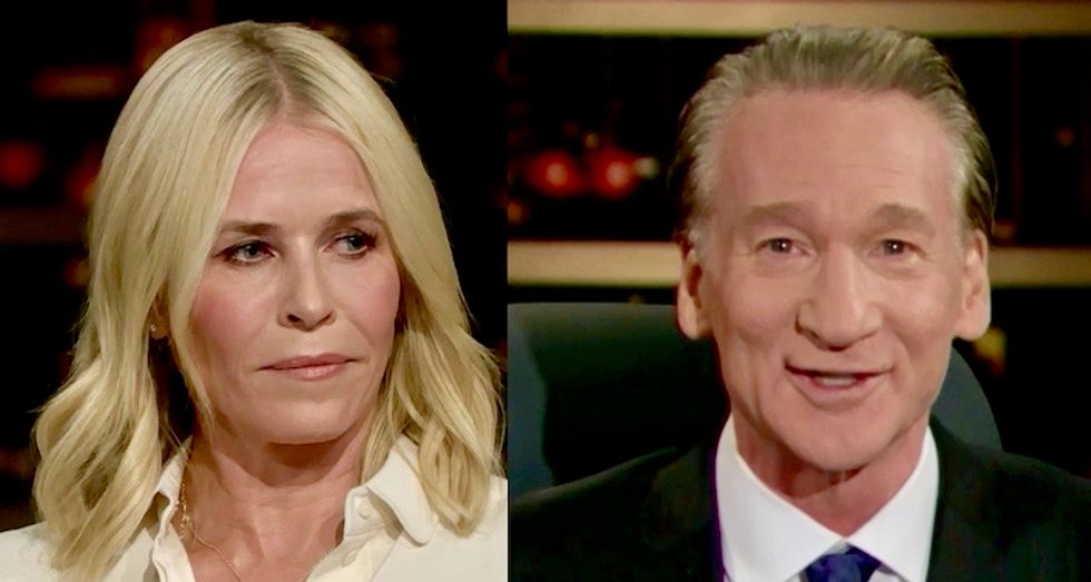 Bill Maher and Chelsea Handler team up to hilariously destroy Trump's lies about the 'migrant caravan'