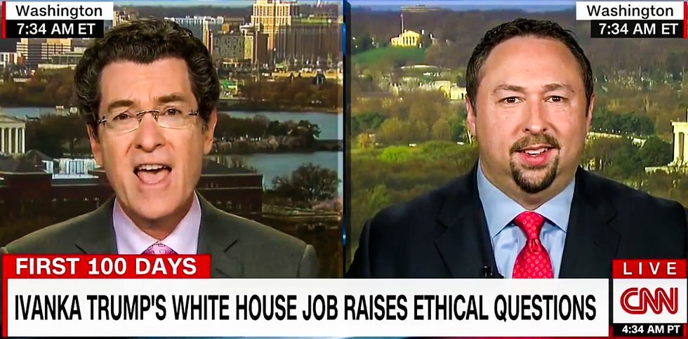 'How is this not nepotism?': CNN panel says Ivanka Trump appointment makes US look like a 'monarchy'