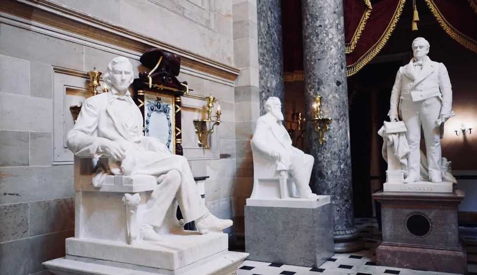 US House approves removing Confederate statues from Capitol
