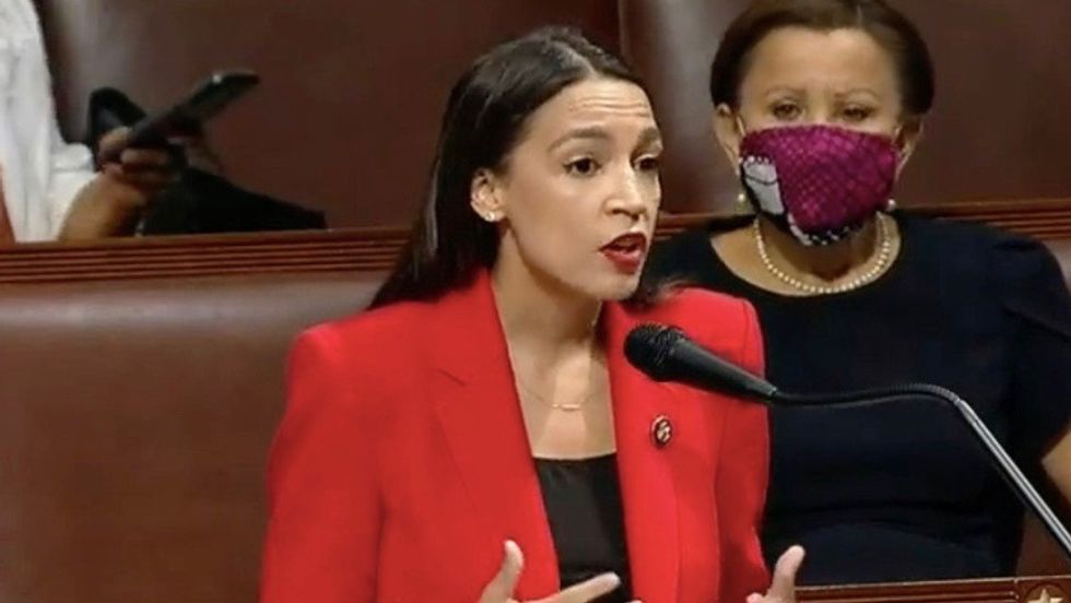 'Expand the court': Ocasio-Cortez leads charge with 3-word Democratic strategy after Barrett sworn in