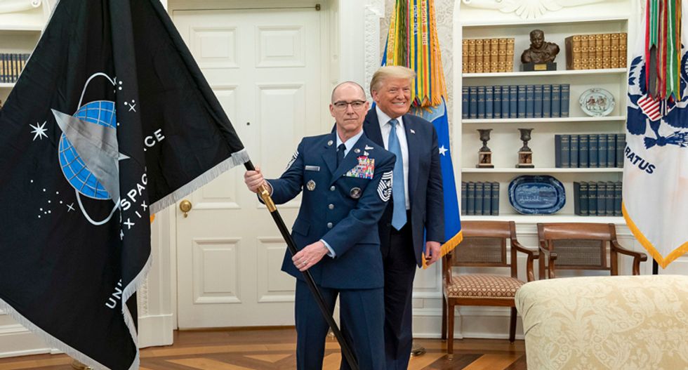 Trump says ‘you have to be very sharp’ to be president — then forgets the name of the Space Force