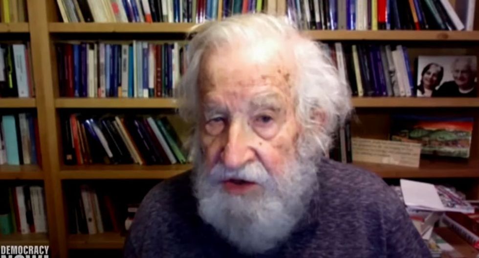Noam Chomsky: We are racing madly towards total catastrophe under the leadership of sociopathic fanatics