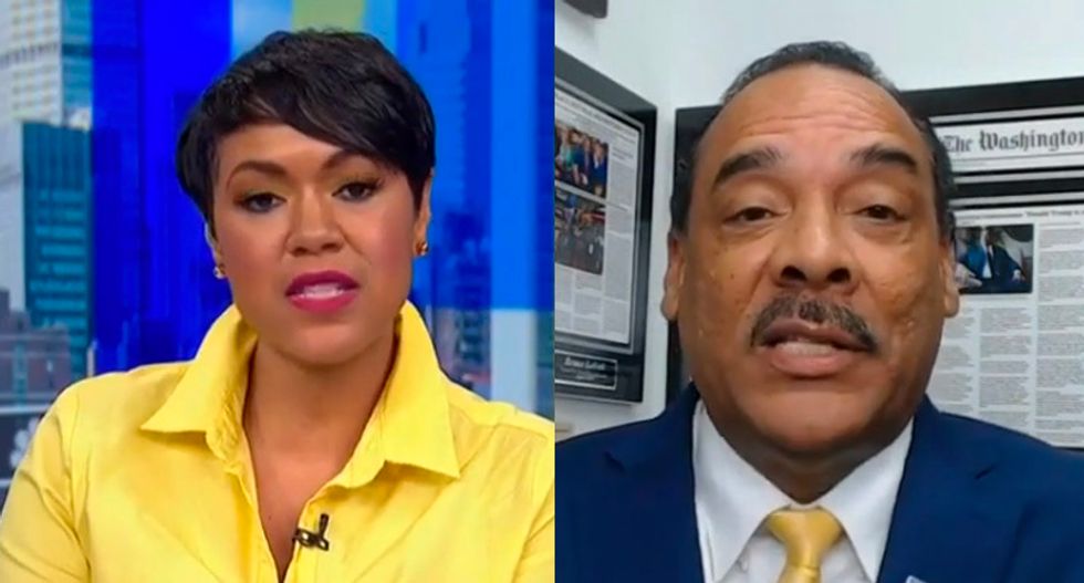 Trump ally fact-checked on MSNBC after boasting president has helped Black Americans