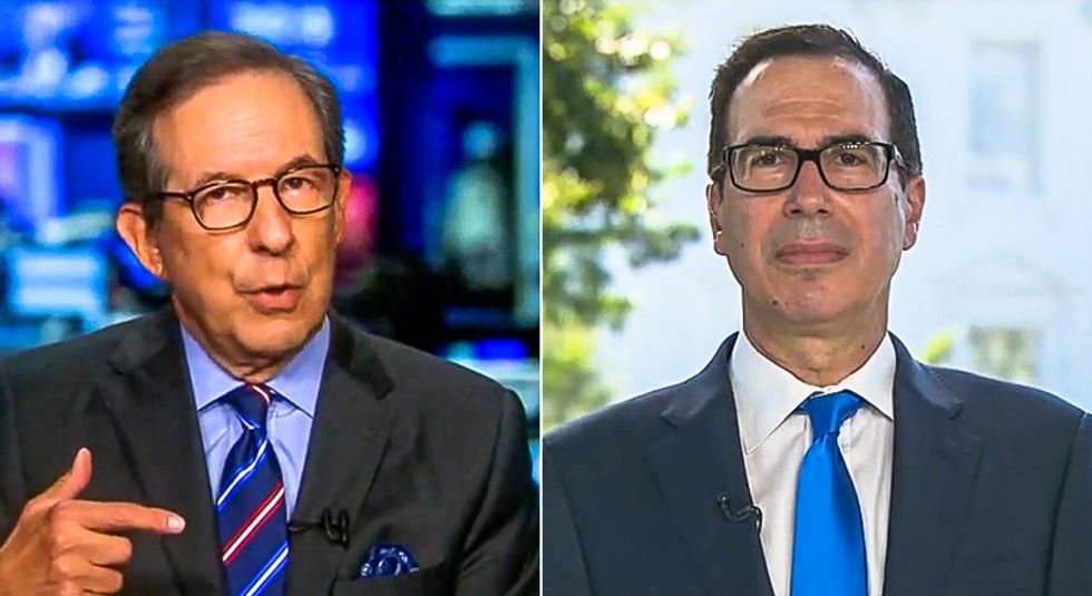 Chris Wallace shuts down Steve Mnuchin's lies on new stimulus bill: 'Republicans rejected this'