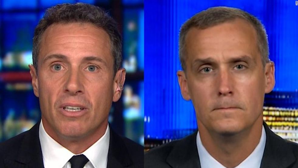 WATCH: CNN's Chris Cuomo hammers former Trump campaign manager Corey Lewandowski on the president's racism