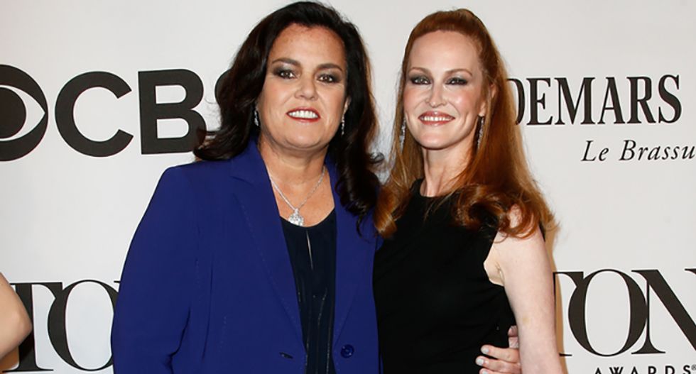 Rosie O'Donnell is 'saddened' by the sudden loss of her ex-wife Michelle Rounds