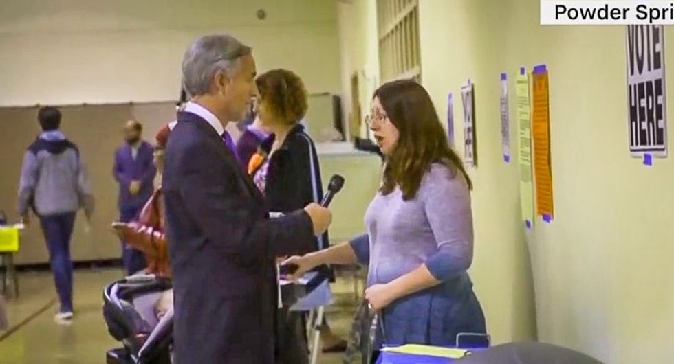 Georgia woman tells CNN she's voting for Republican Brian Kemp because 'I always vote for freedom'