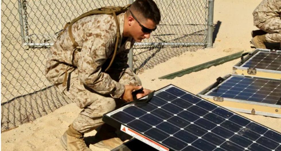 How solar power can protect the US military from threats to the electric grid