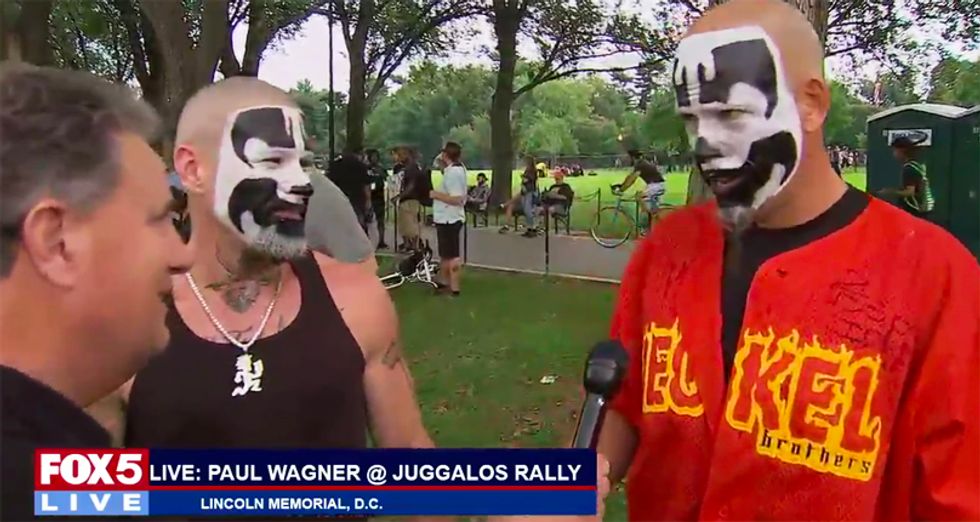 Watch Fox News affiliate simulcast the sparsely attended pro-Trump 'Mother of All Rallies' and Juggalos rally on DC Mall