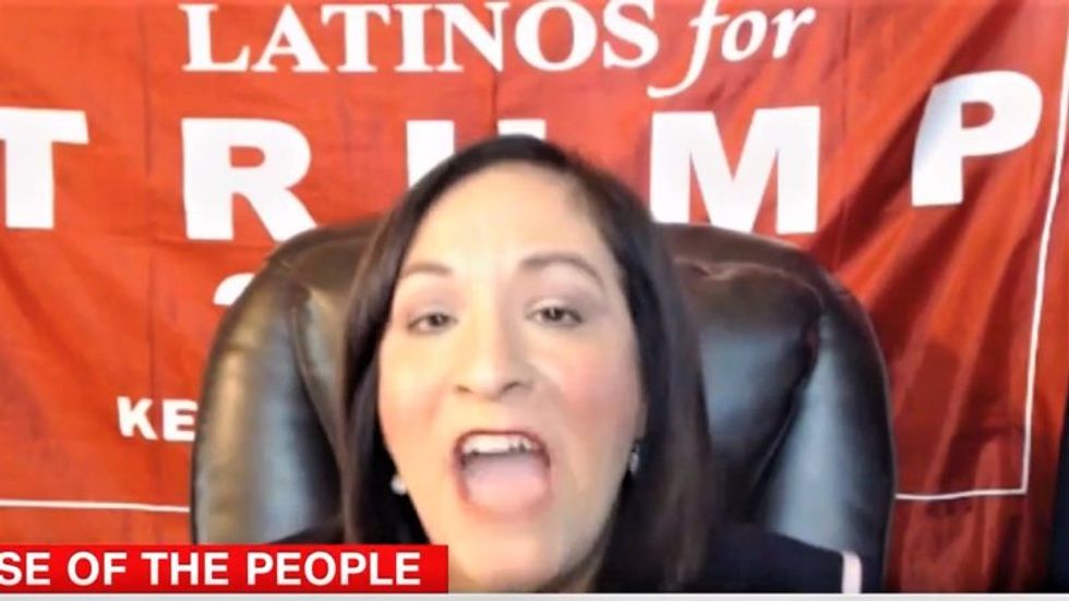 Anti-masker melts down on CNN after fellow Trump voter calls her an 'idiot' for not wearing a mask