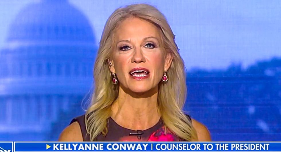 Kellyanne Conway has a temper tantrum after Fox News host calls out her bogus Biden attack