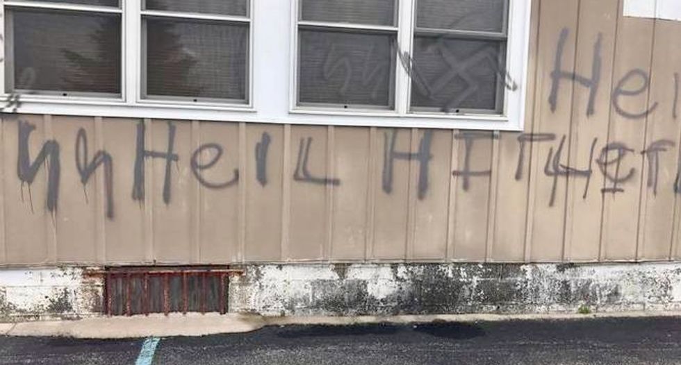 Diner defaced with swastikas, other anti-Semitic graffiti