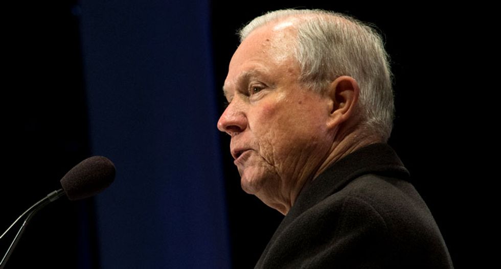 Jeff Sessions strays from prepared remarks to praise 'Anglo-American heritage' of sheriffs