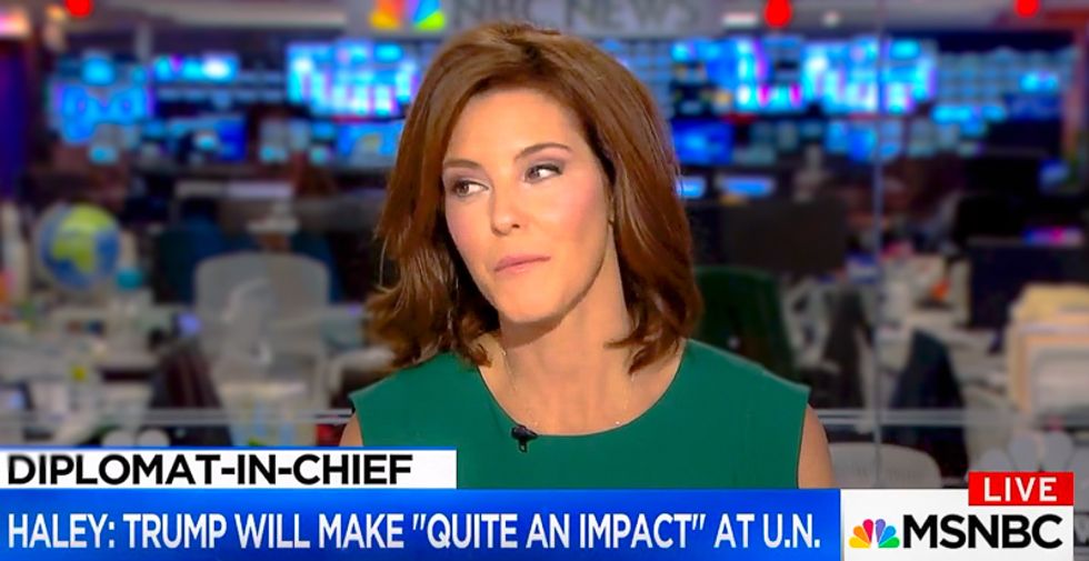 'That's a big-ass deal': MSNBC's Stephanie Ruhle rips wimpy GOPer for ignoring Trump's violent Hillary tweet