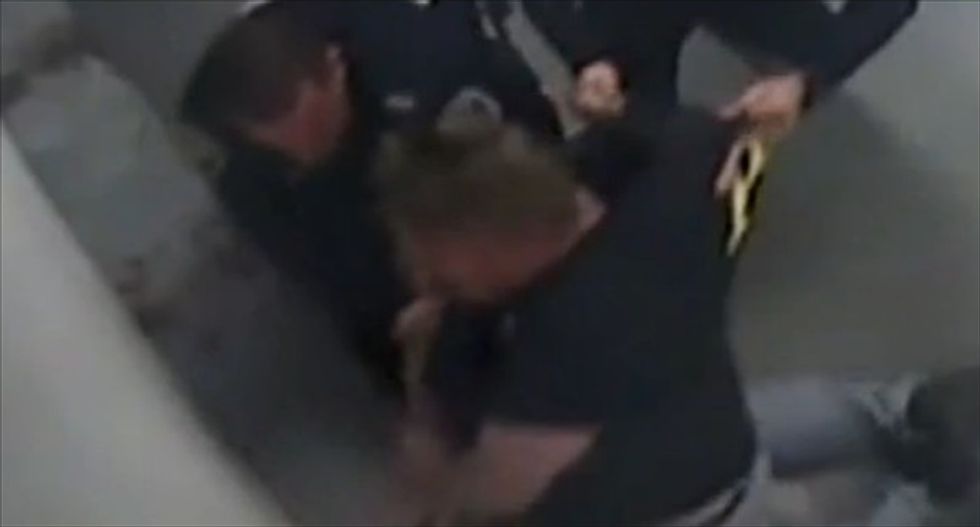 New Mexico cops fired after video catches jail cell beating that fractured man's skull
