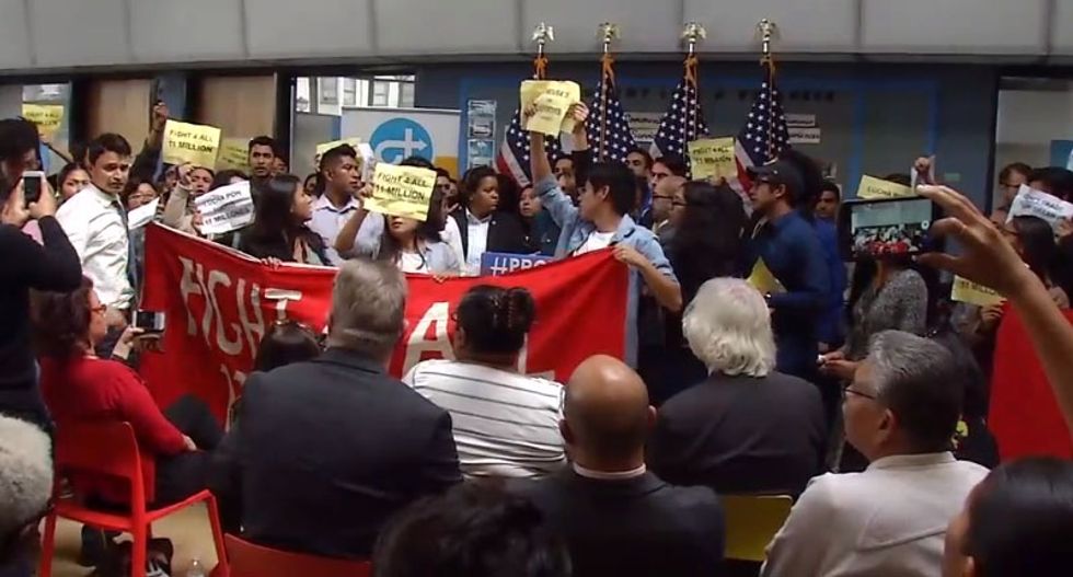 'Democrats deport!' Dreamers chase Nancy Pelosi out of her own press conference