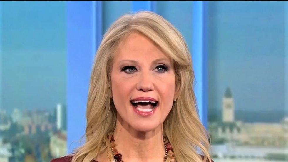 Kellyanne Conway rants about ‘jealous’ critics after being asked how she reconciles her faith with her White House job