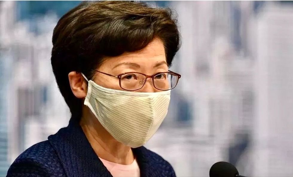 US slaps sanctions on Hong Kong leader for 'undermining autonomy'