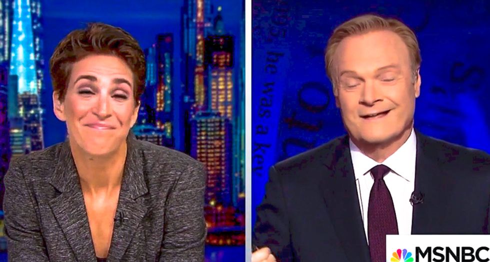 Rachel Maddow drips sarcasm after Don Jr. drops Secret Service: 'There's all sorts of innocent reasons'