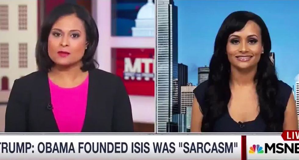 Katrina Pierson laughs off Trump's 'irresponsible' comments: 'He should be joking and having fun!'