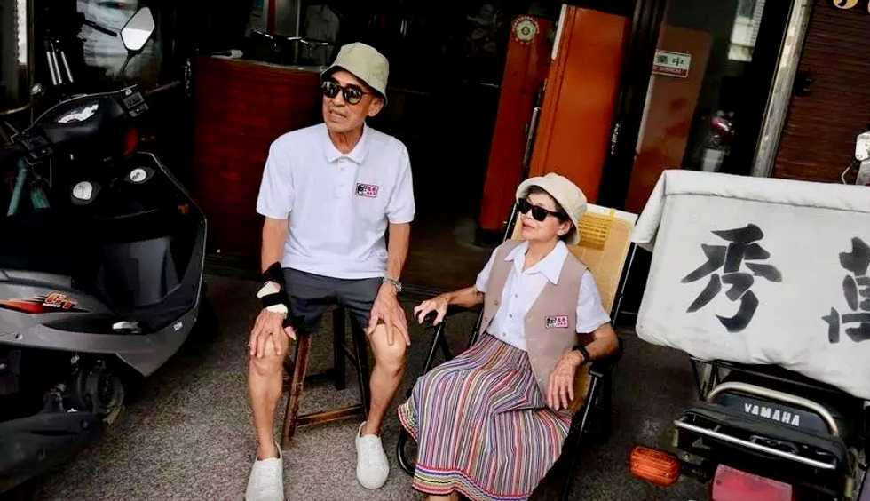 Taiwan grandparents become Instagram stars modeling abandoned clothes